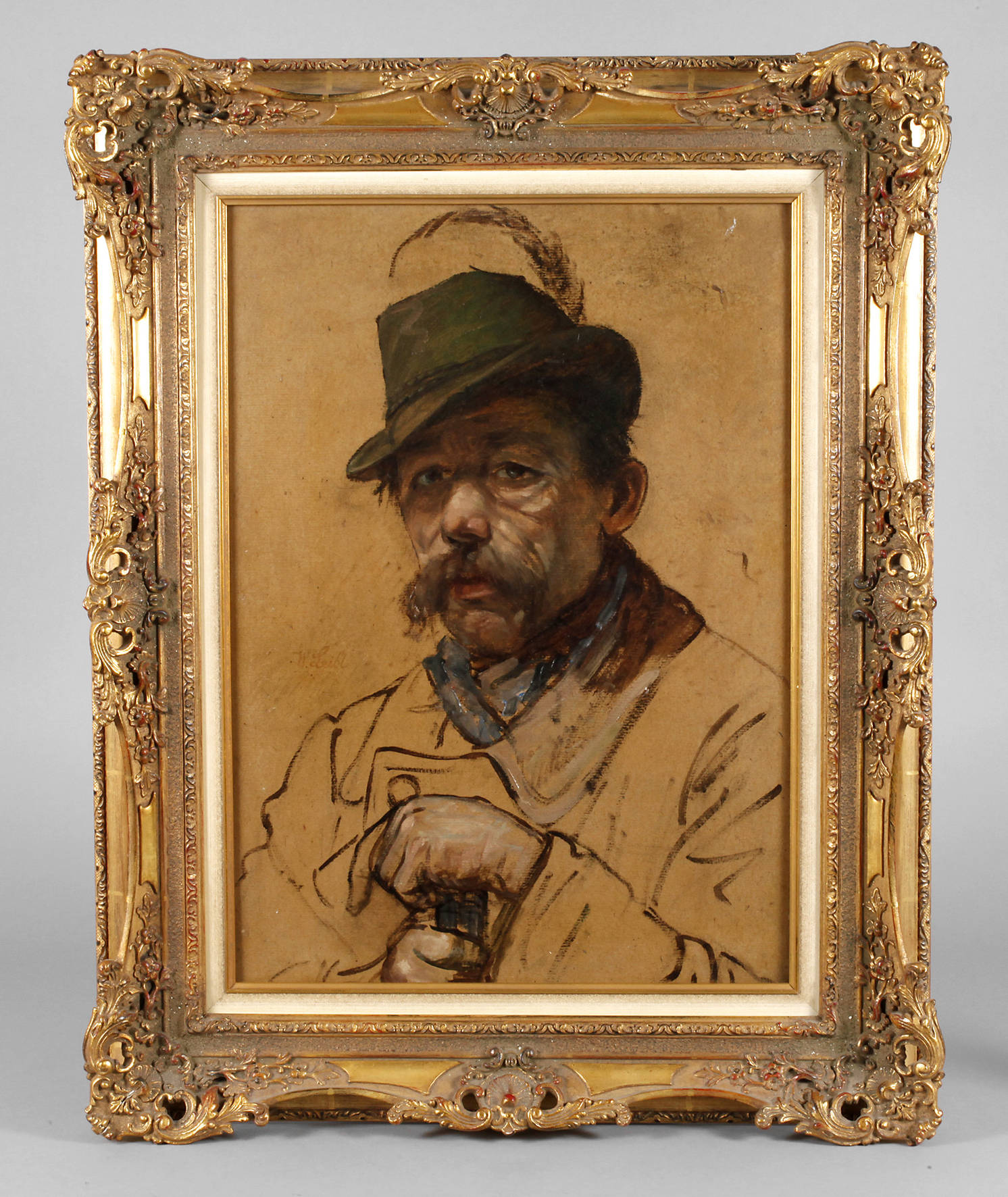 Prof. Wilhelm Leibl, ”Der Wilderer”