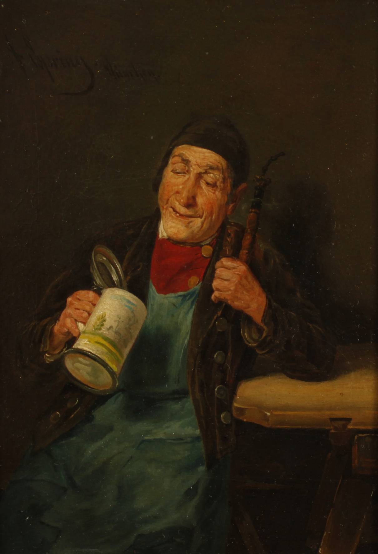 Alphons Spring, Biertrinker