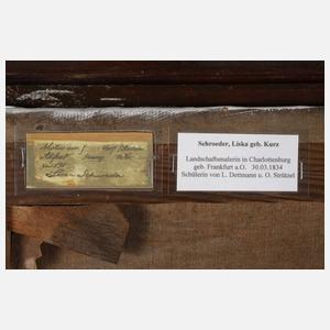 Liska Schroeder, Windmühle in Abendlandschaft