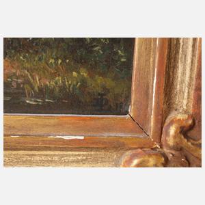 Dietrich Langko, attr., Abend am Weiher