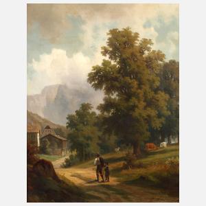 Julius Schönrock, ”Partie aus Berchtesgaden”