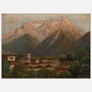Nikolaus Gumberger, ”Mittenwald im Karwendelgebirge”