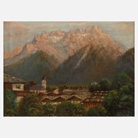 Nikolaus Gumberger, ”Mittenwald im Karwendelgebirge”111