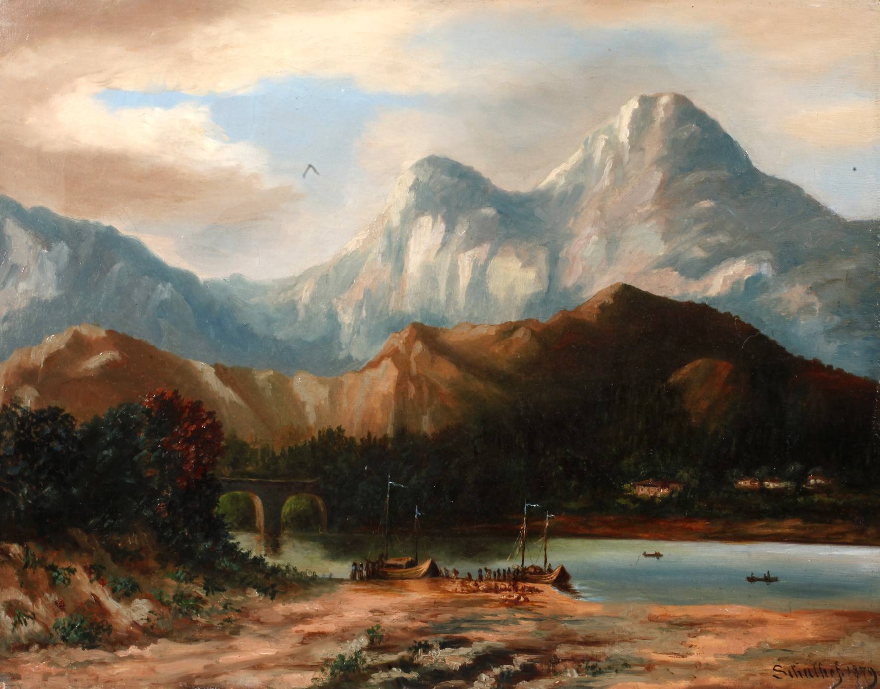 Schulhof, Fluss im Hochgebirge