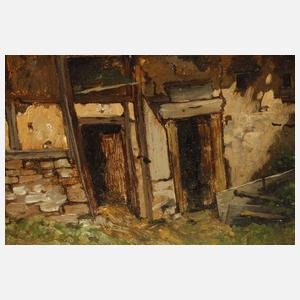 Prof. Friedrich Preller der Jüngere, attr., Bauernkaten