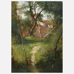 Karl Robiczek, attr., Gartenecke