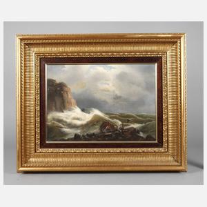 Theodor Genenger, Rettung Schiffbrüchiger aus stürmischer See