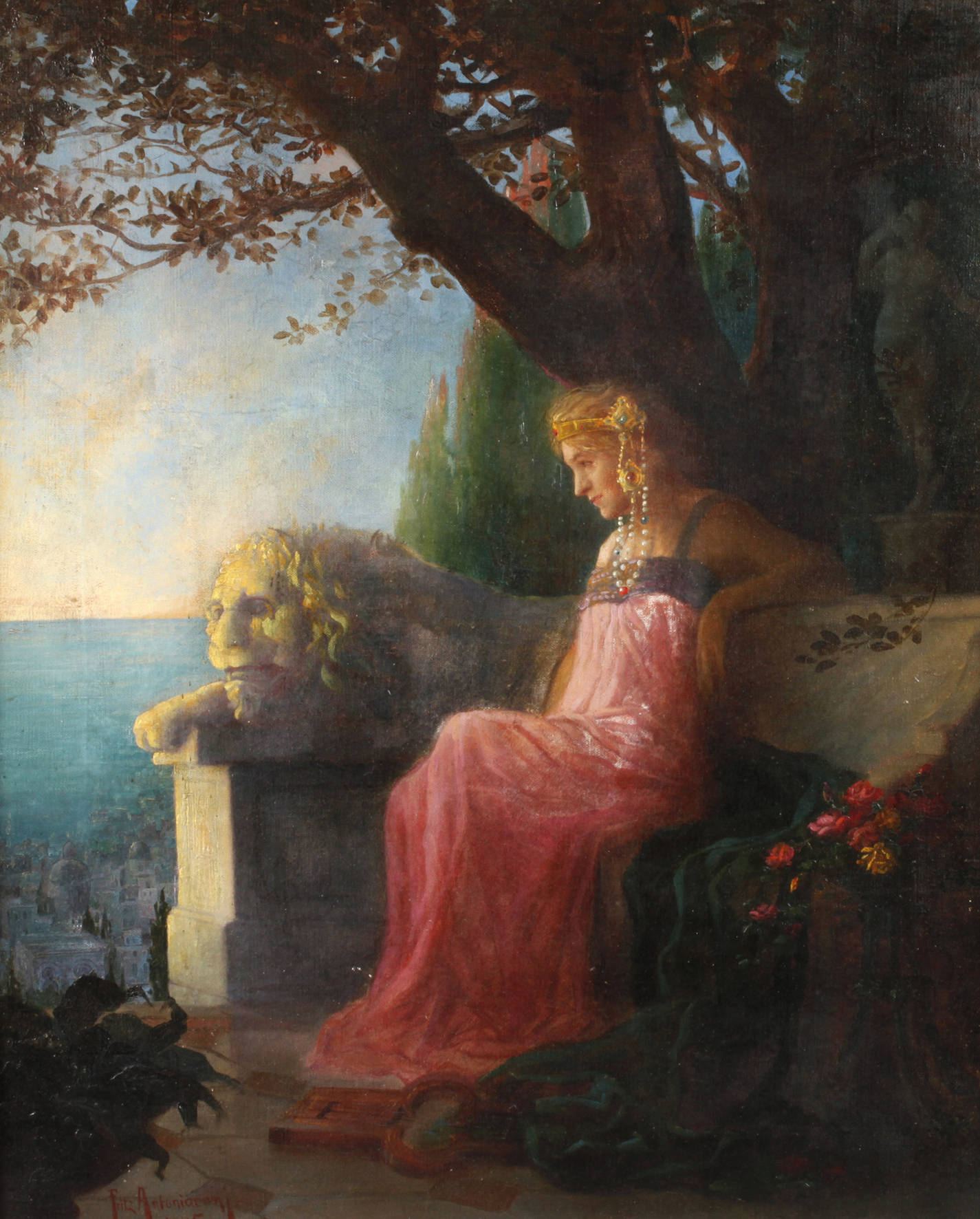 Prof. Fritz Antoniacomi, ”Sappho”