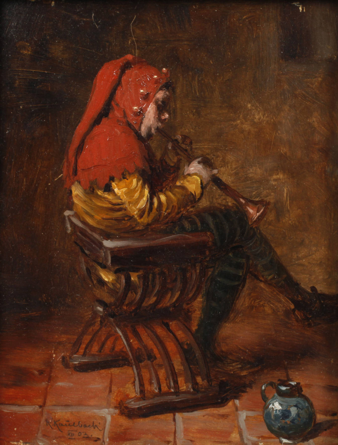 Kaulbach, Musizierender Narr