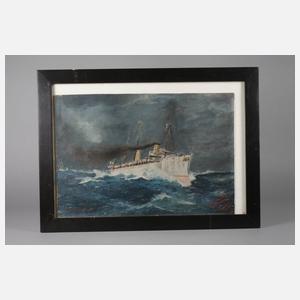 Walter Ahlswede, Schiffsbild ”SMS Hohenzollern”