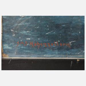 Walter Ahlswede, Schiffsbild ”SMS Hohenzollern”