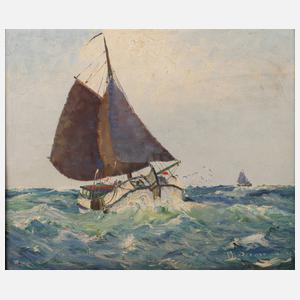 Heinz Mindermann, Segelschiffe auf hoher See