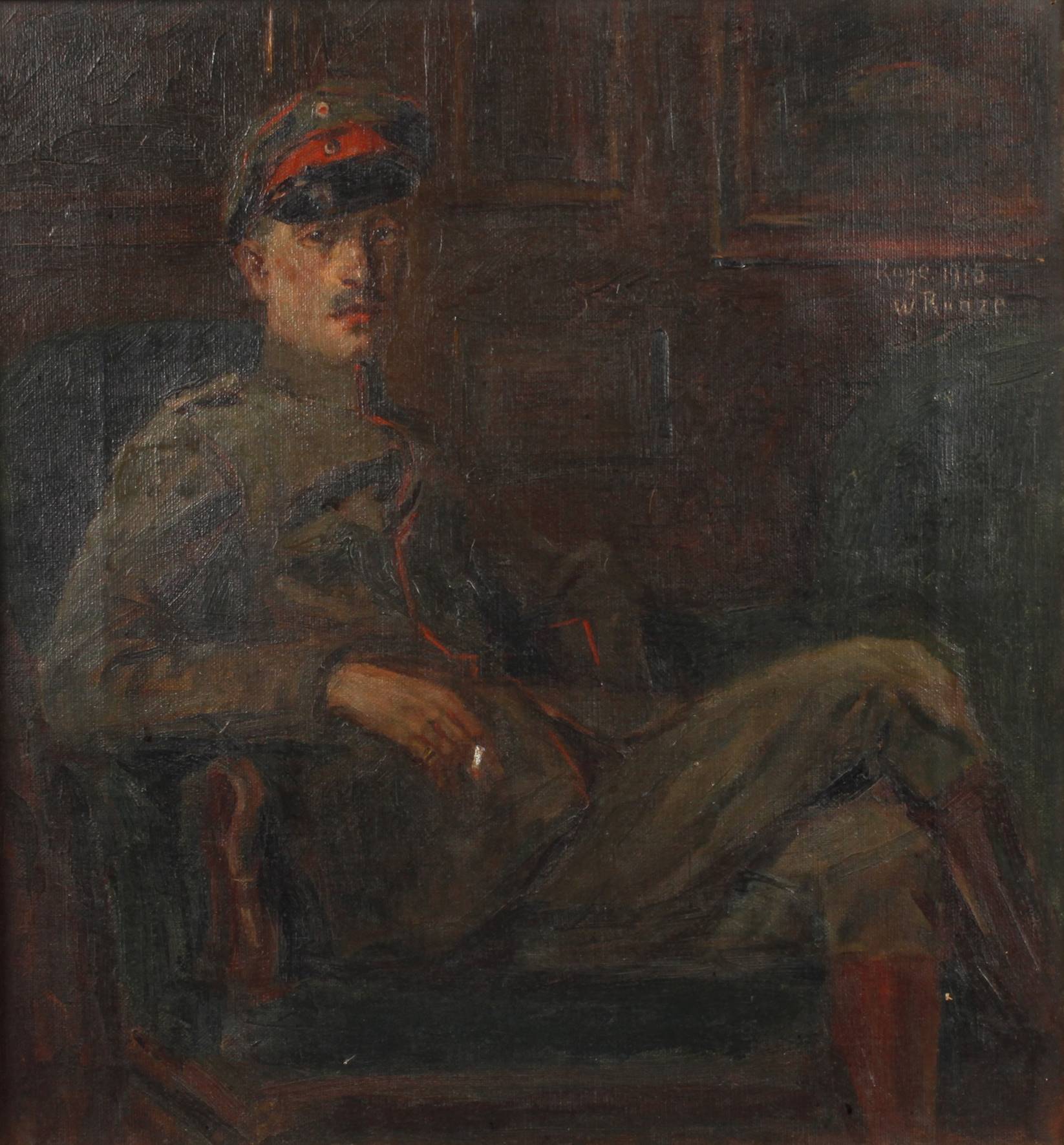 Wilhelm Runze, Soldatenbildnis