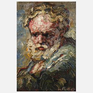 Portrait eines Bärtigen