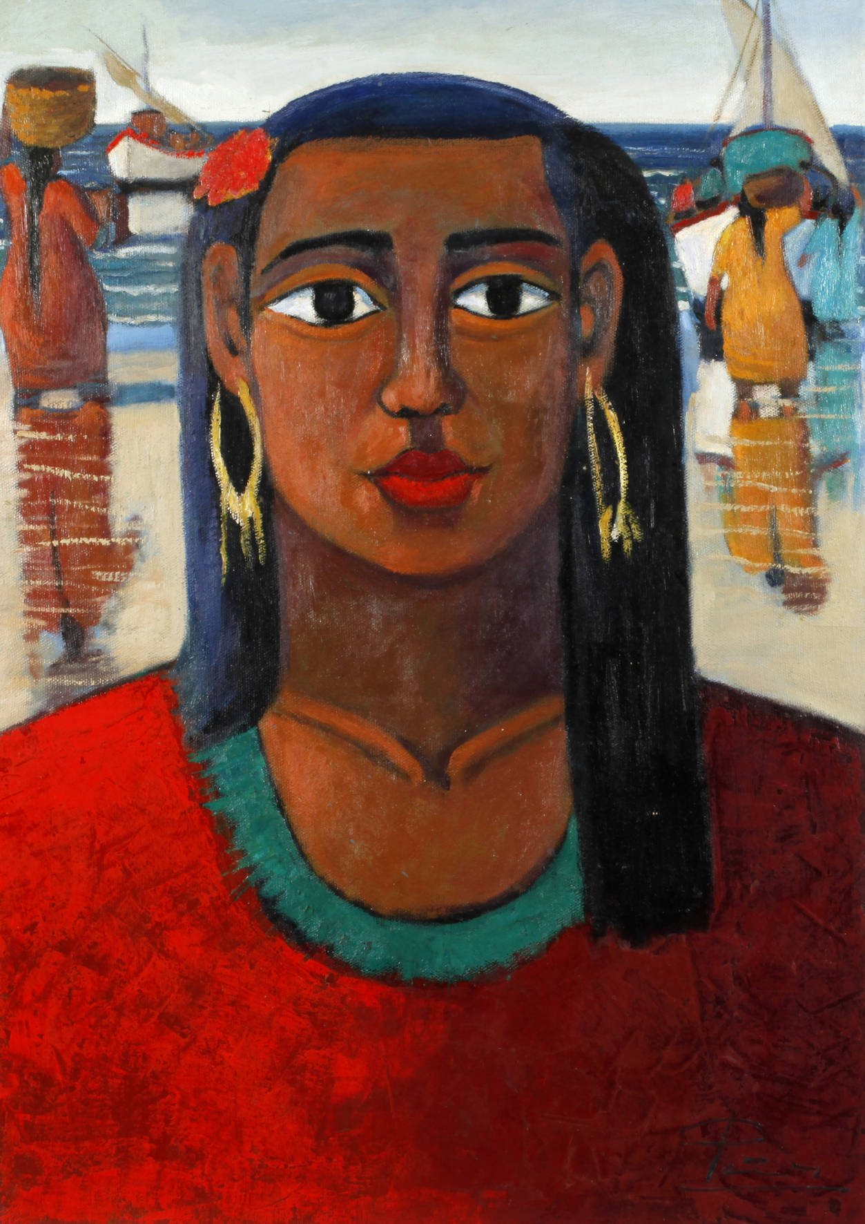 Balinesisches Mädchenportrait