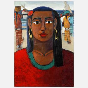 Balinesisches Mädchenportrait