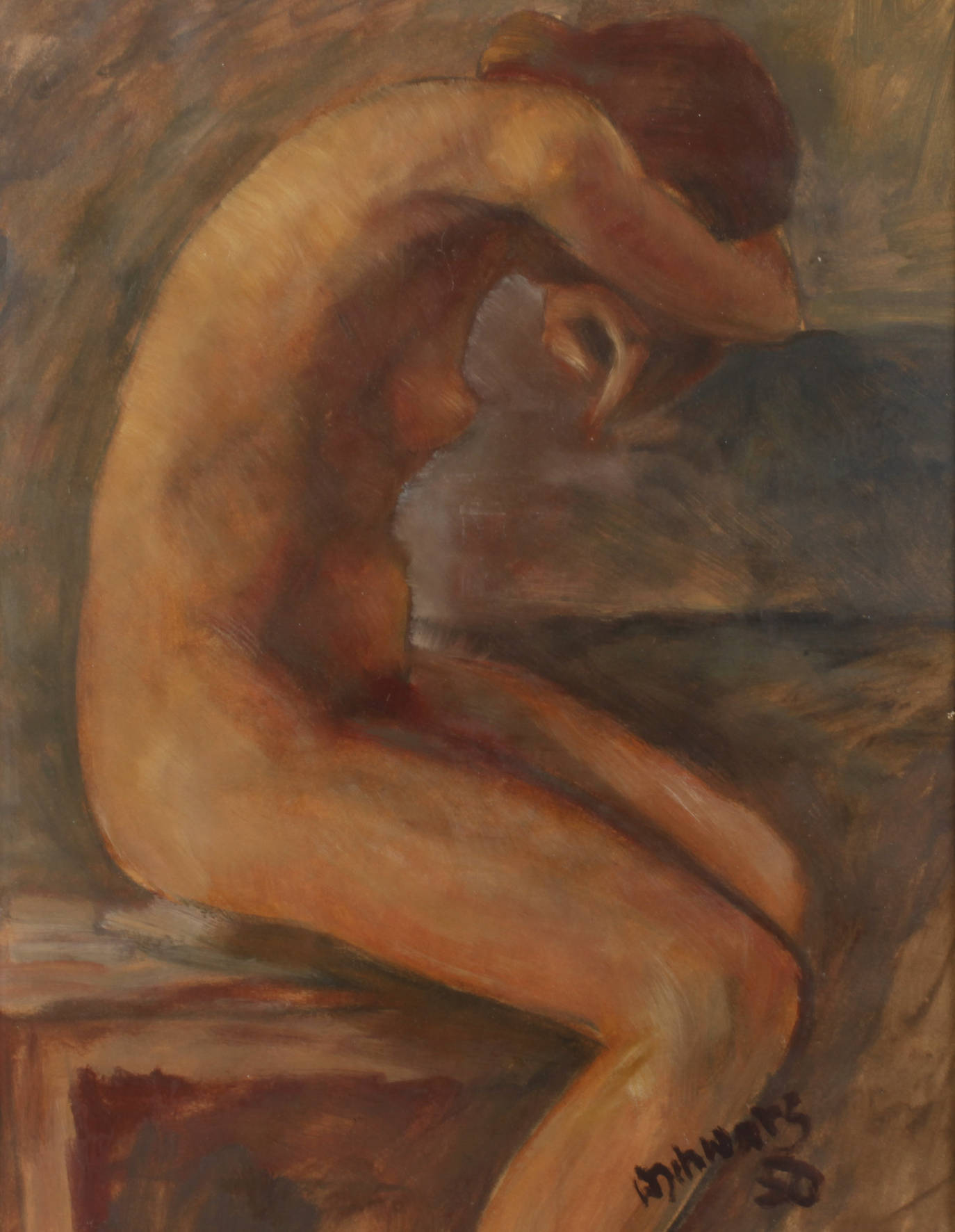 W. Schwarz, Frauenakt