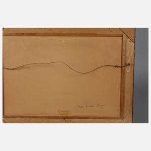 Irene Fischer-Nagel, Pferd unter Laubbäumen