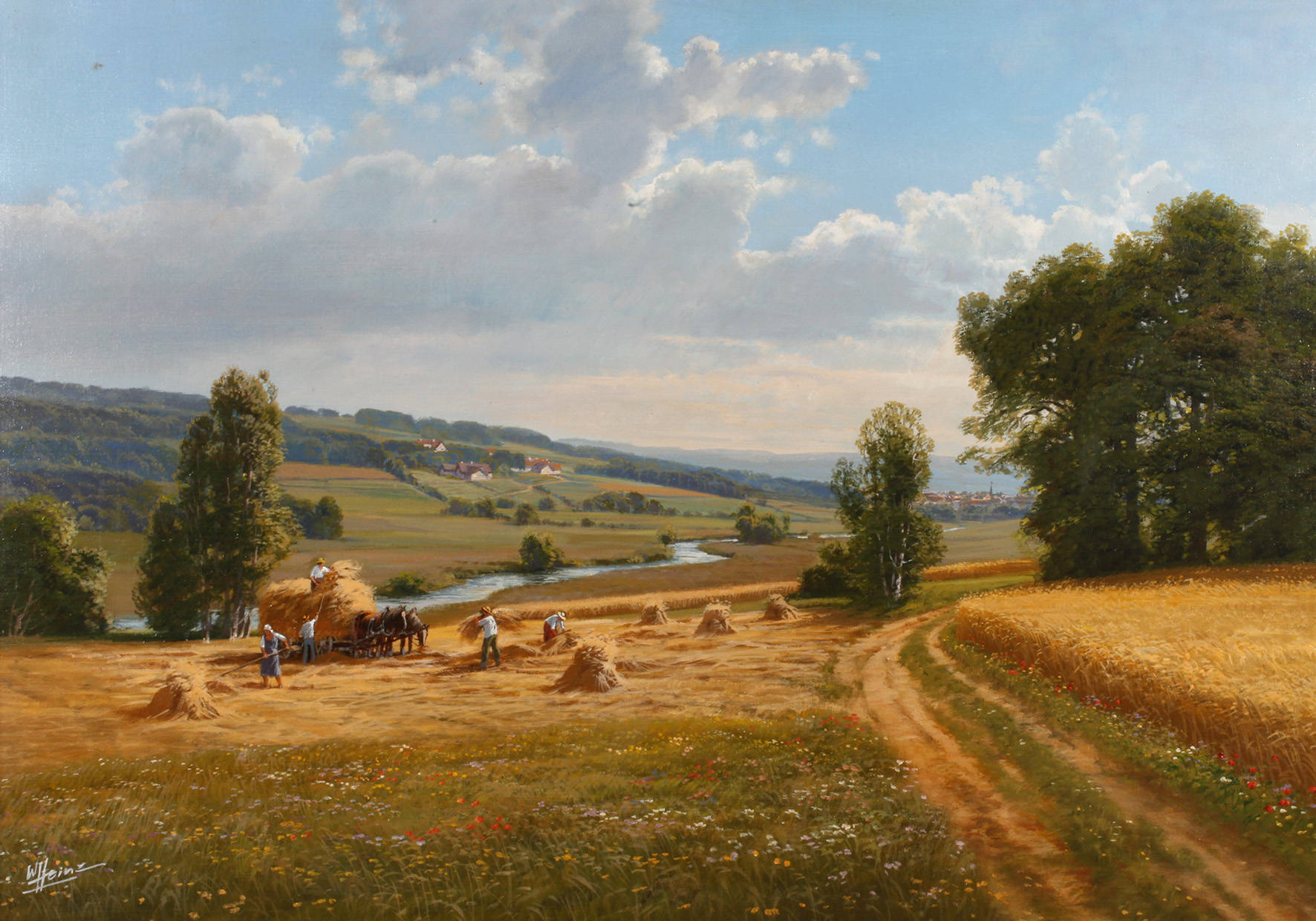 Wolfgang Heinz, Erntelandschaft