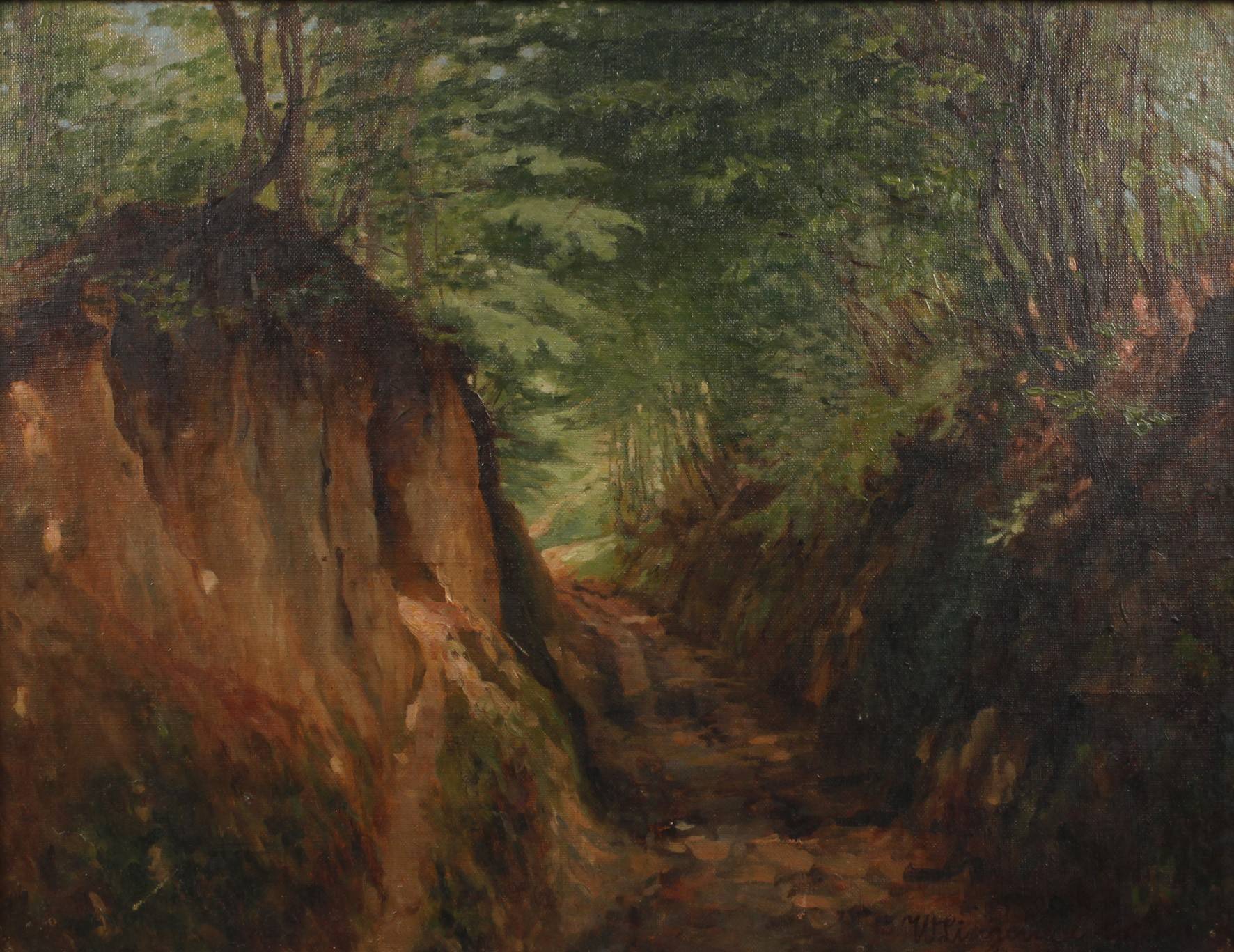 Lingenfelder, ”Hohlweg gegen Hohenwettersbach”