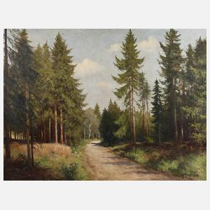 Ernst Frommhold, Sommerlicher Waldweg