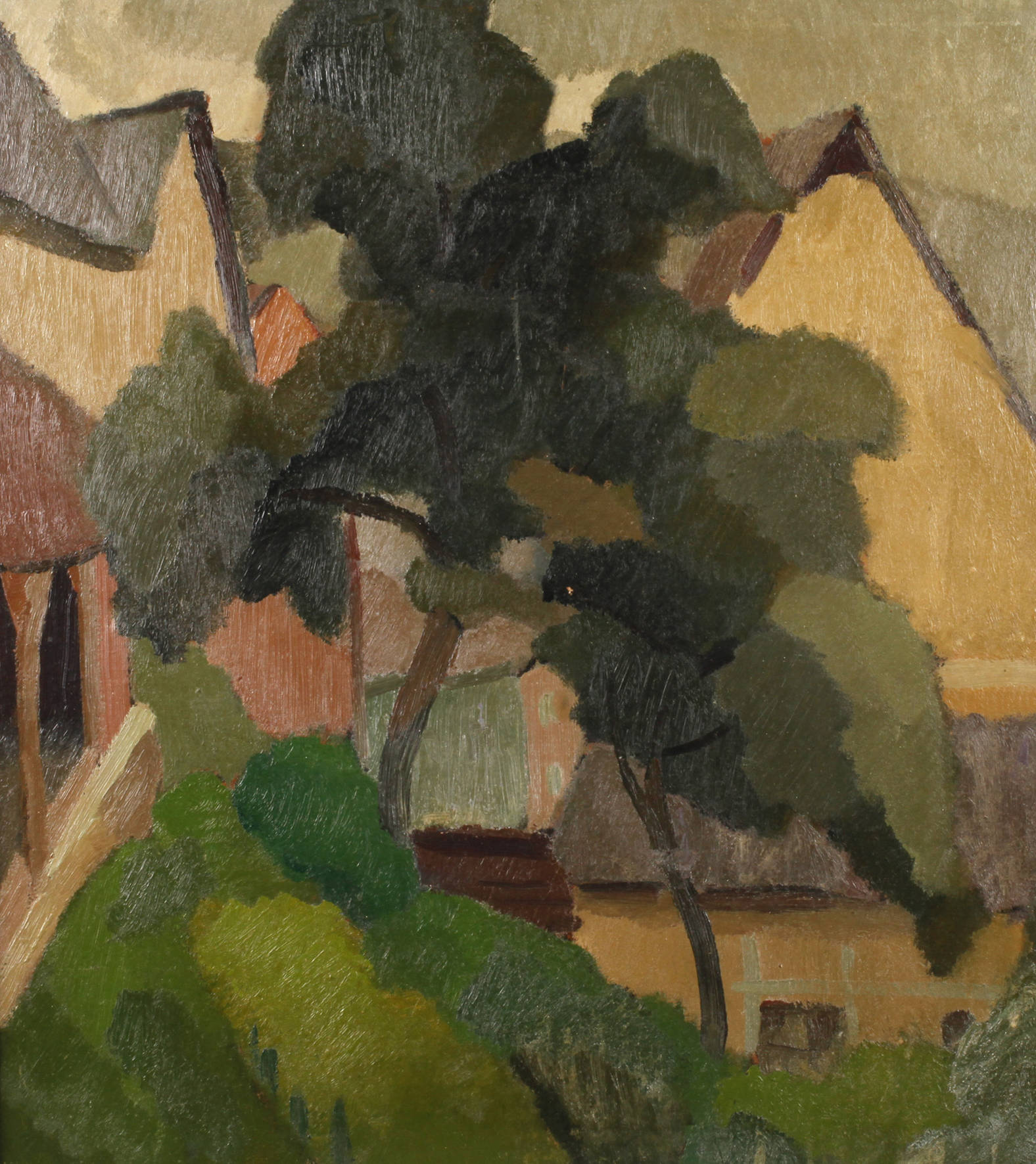 Hans Zank und Willi Gericke, attr., ”Häuser am Hang”