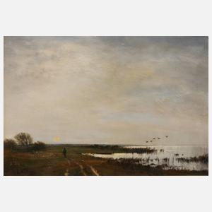 Fritz Lattke, Morgen am Seeufer