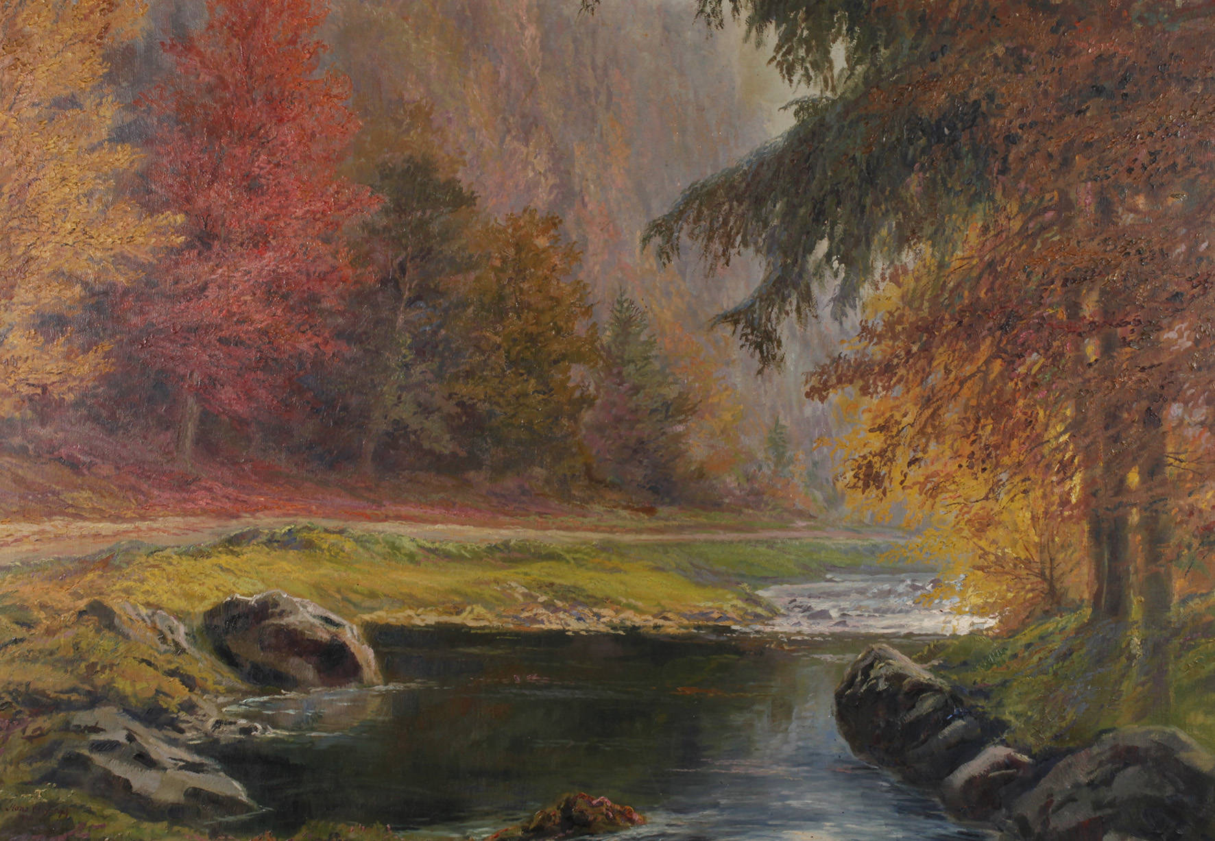 Hans Chrystoph, Herbstlicher Bachlauf