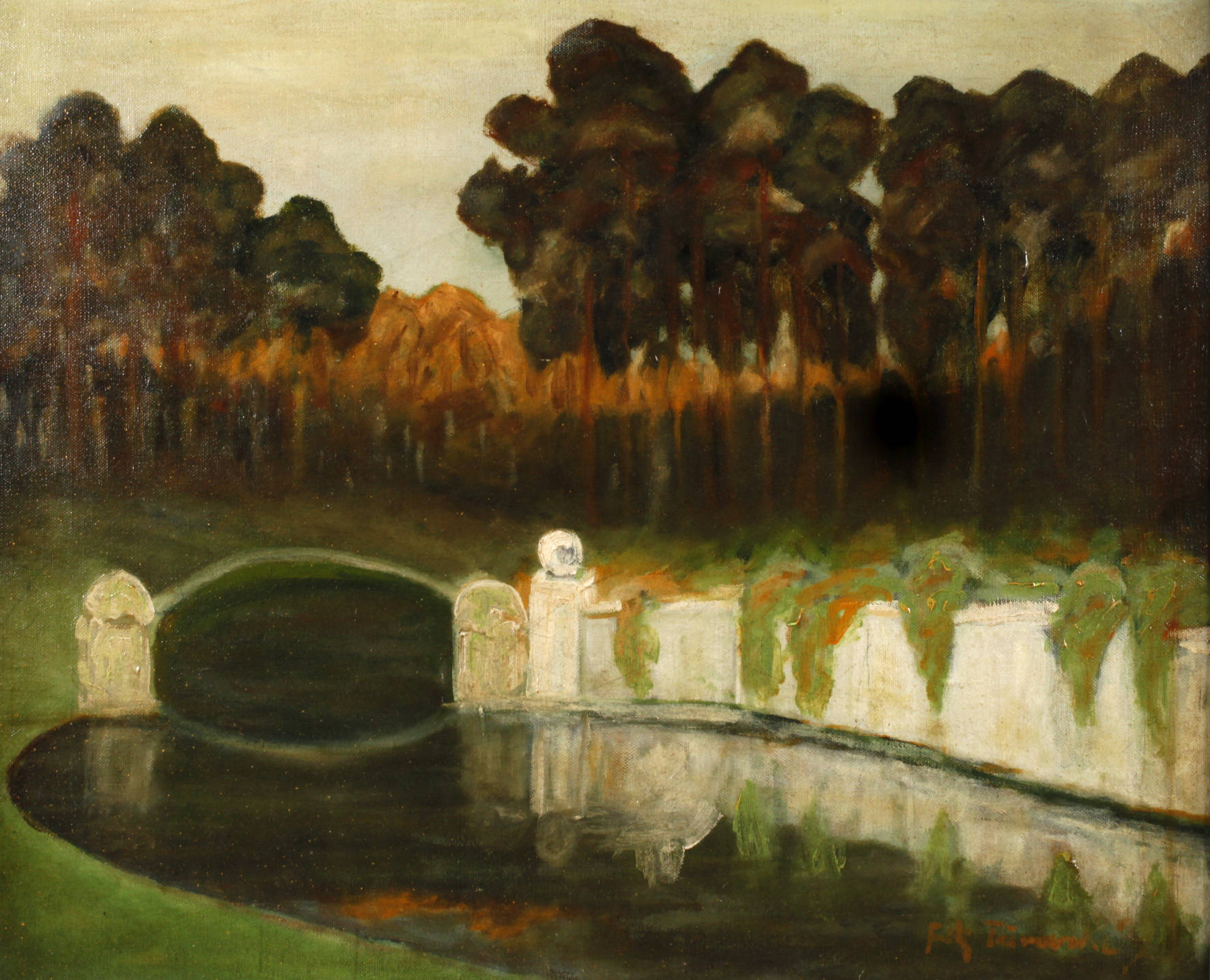 See in Parklandschaft