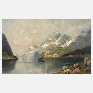 A. Rohlig, ”Motiv am Sognefjord”