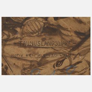 Max Harrach, ”Taunuslandschaft”