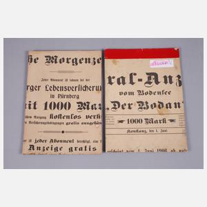 J. Sander, Zwei Szenen aus dem Münchner Umland