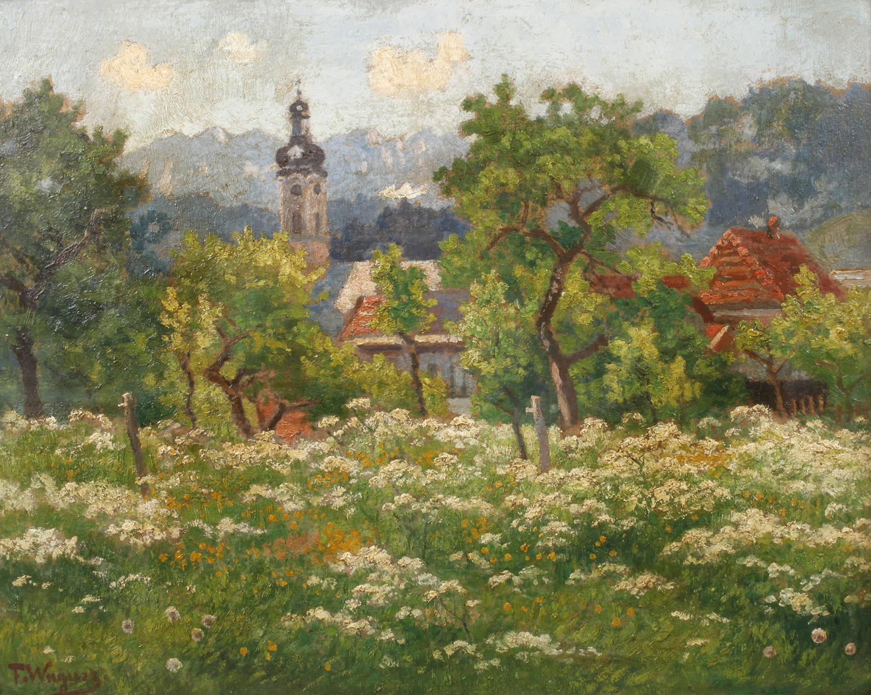 F. Wagner, ”Oberaudorf bei Kufstein”