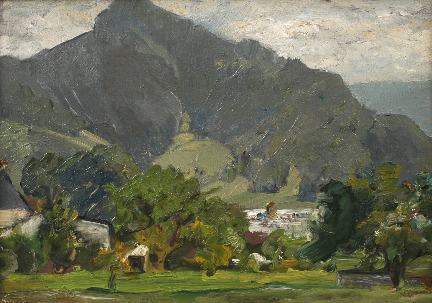 Viktor Weichart, ”Der Geigerstein bei Lenggries”