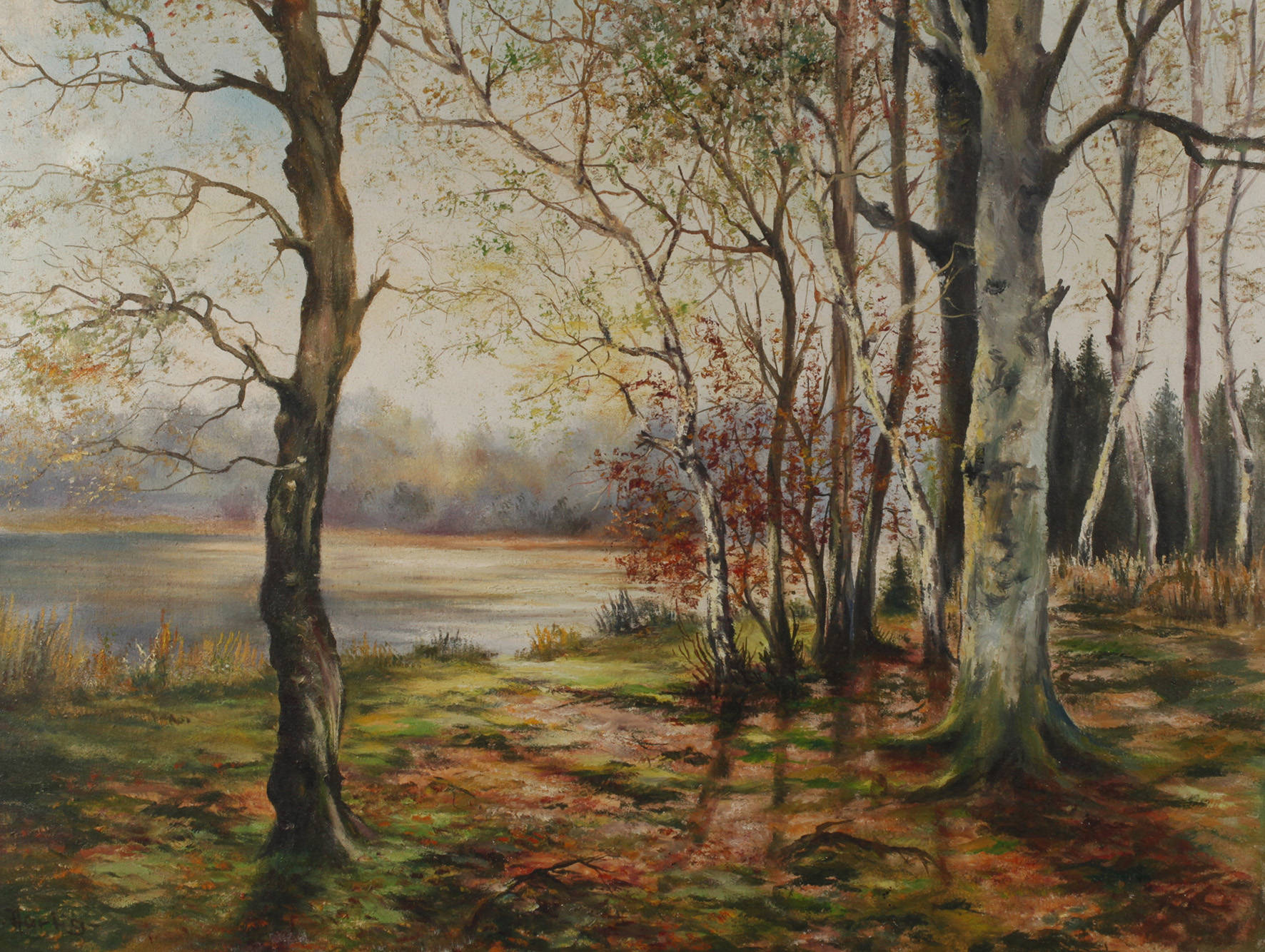 H. Hartig, Herbst am See