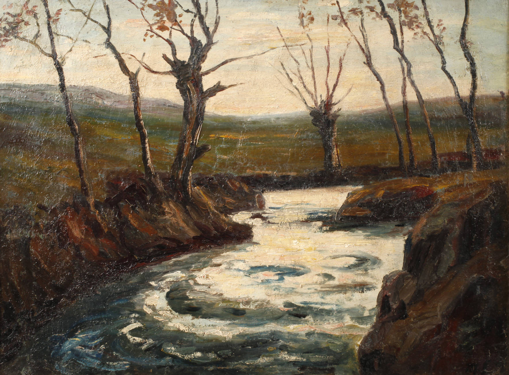 Herbstlicher Bachlauf