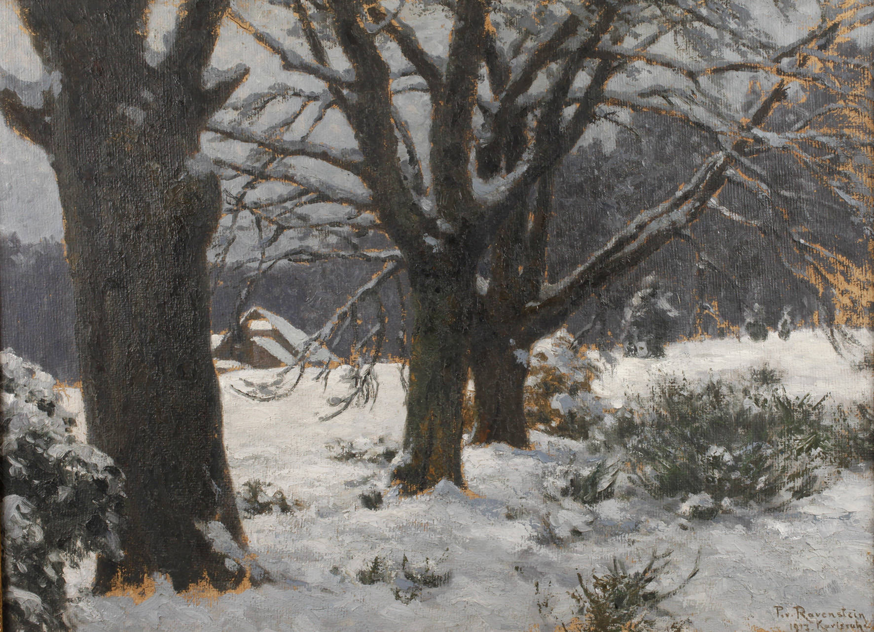 Prof. Paul von Ravenstein, ”Grauer Wintertag”