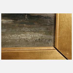 Prof. Julius Serguis von Klever, Verschneite Bachlandschaft