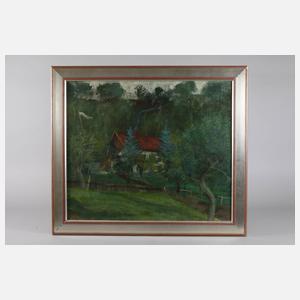 Prof. Heinrich Burkhardt, Haus im Garten