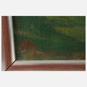 Prof. Heinrich Burkhardt, Haus im Garten