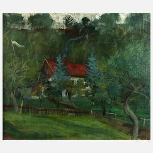 Prof. Heinrich Burkhardt, Haus im Garten