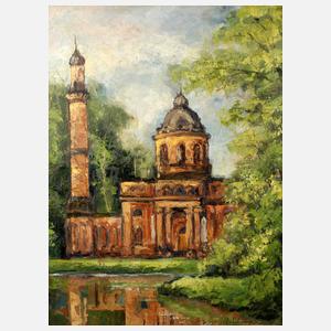 Alfons Schwäger-Crimoso, Moschee im Schlosspark Schwetzingen