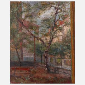 Gruber, Birke vorm Haus