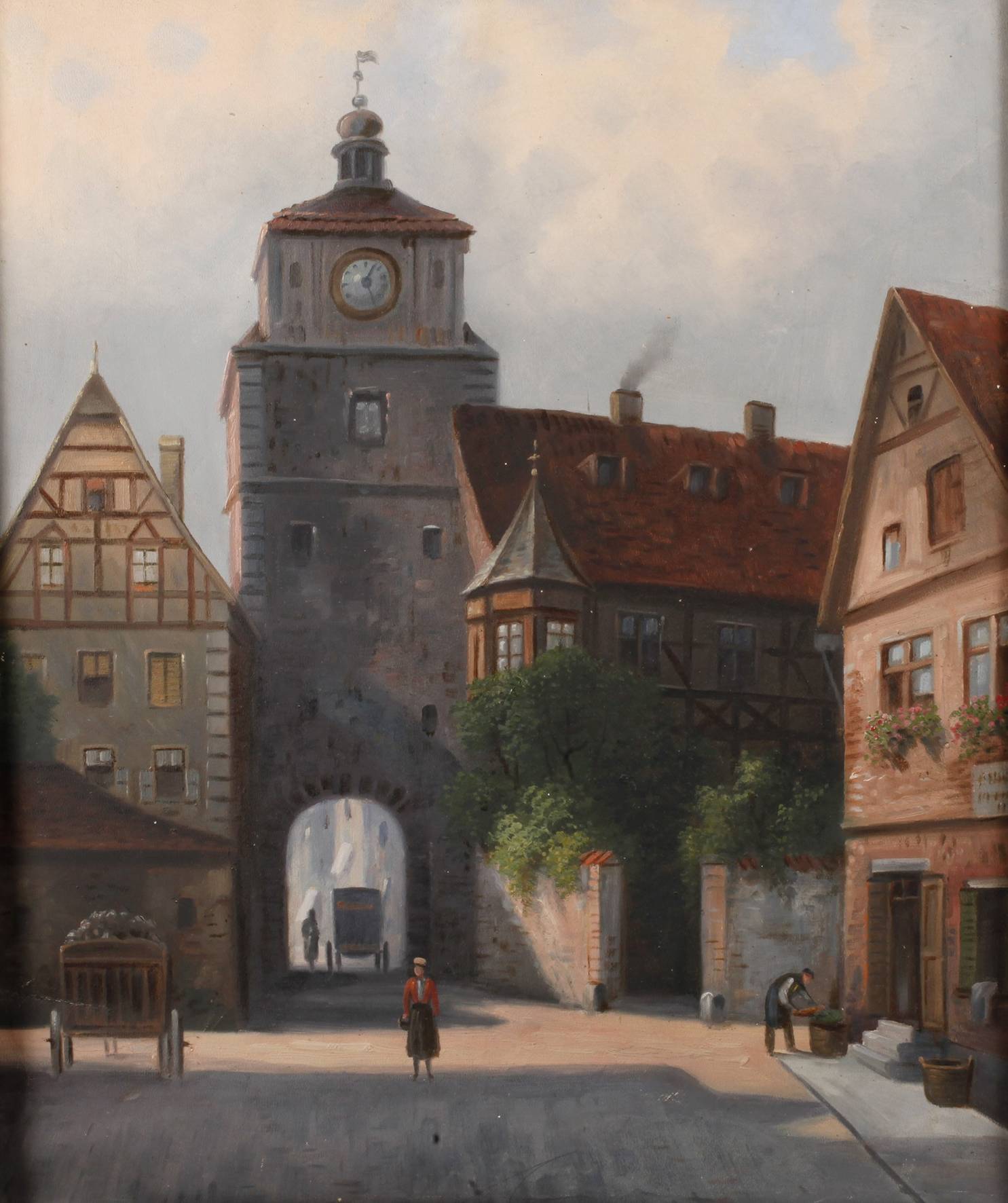 Hermann Klingsbögl, Ansicht Rothenburg ob der Tauber