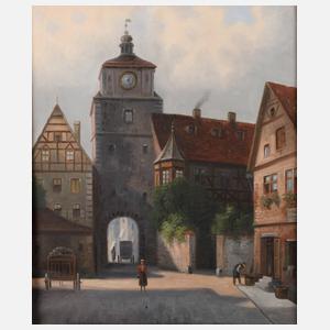 Hermann Klingsbögl, Ansicht Rothenburg ob der Tauber