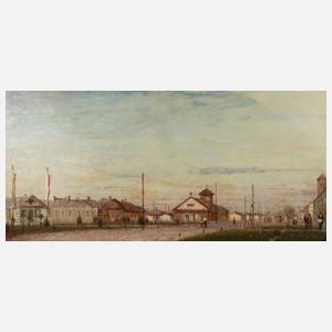 Österreichisches Barackenlager um 1915