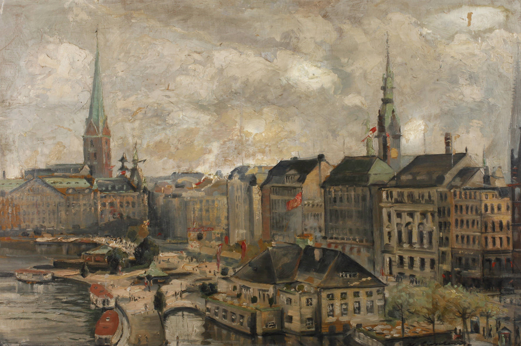 Walter Günteritz, Ansicht Hamburg