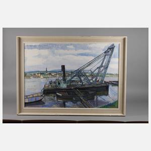 Eugen Nell, Schwimmbagger