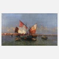 H. Wagner, Boote in der Lagune von Venedig111