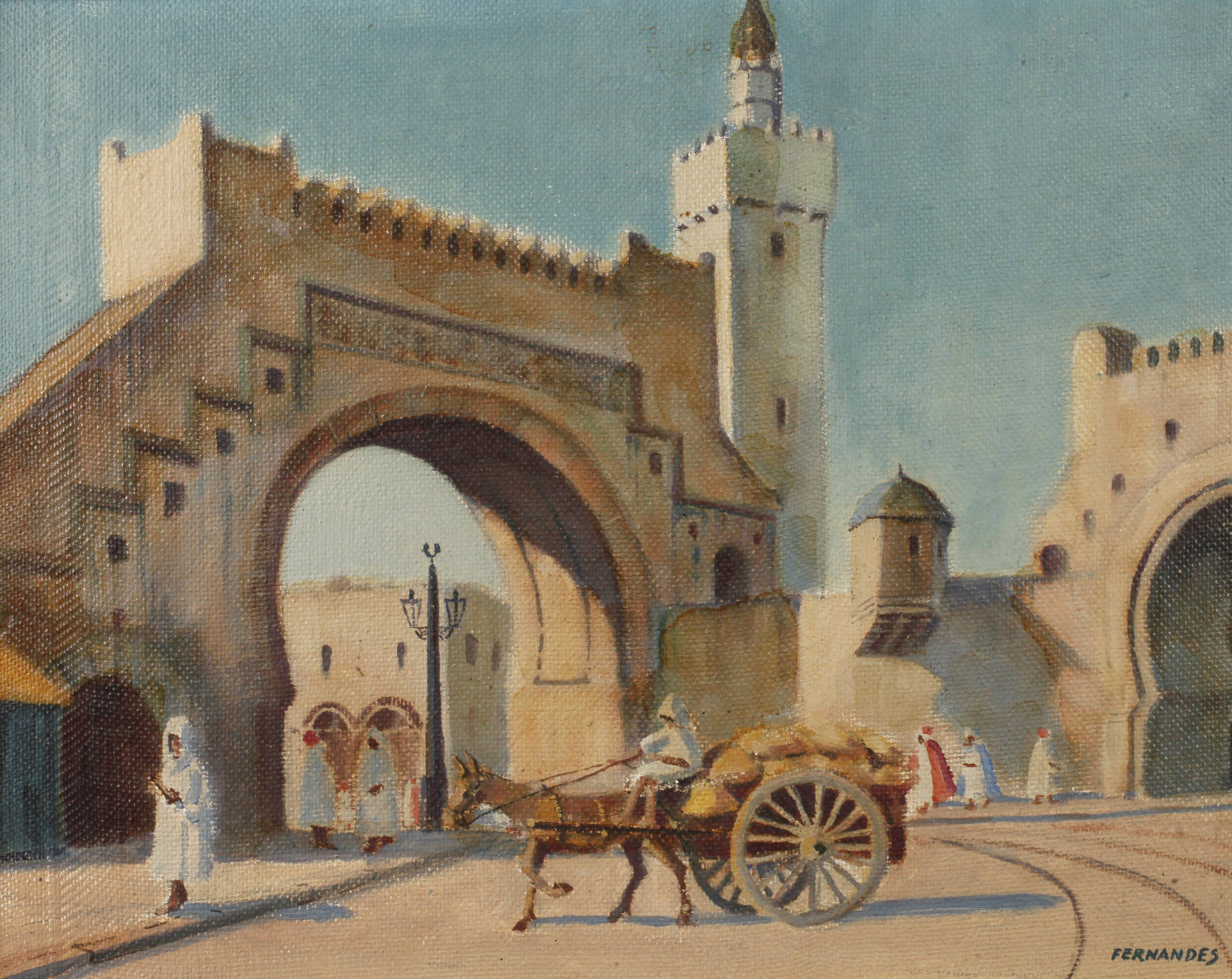 Fernandes, Orientalische Straßenszene